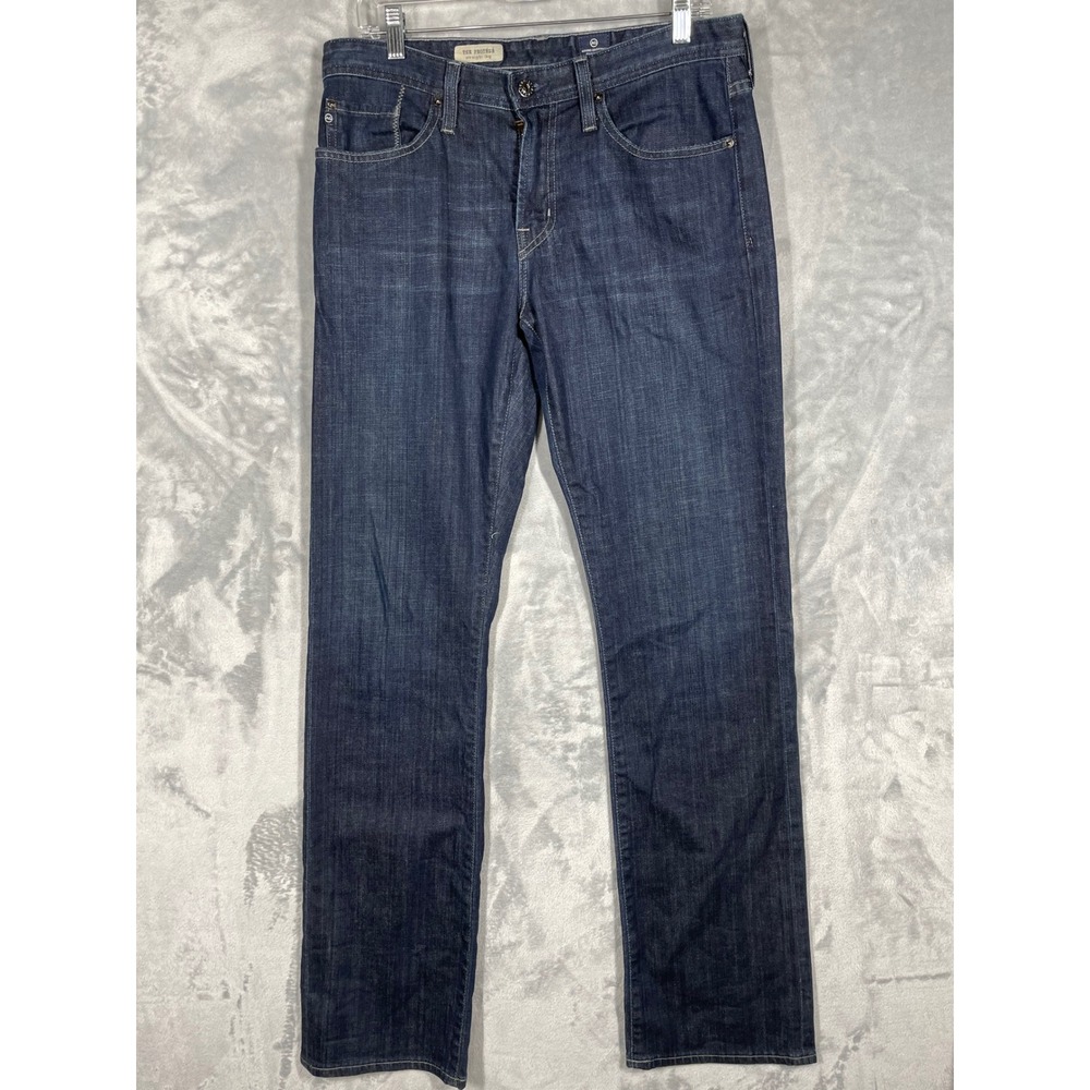 AG Adriano Goldschmied The Protege Straight Leg Jeans Dark Wash 32x34 USA Made